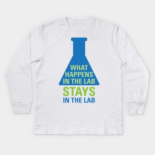 Chemistry - What Happens In The Lab Kids Long Sleeve T-Shirt